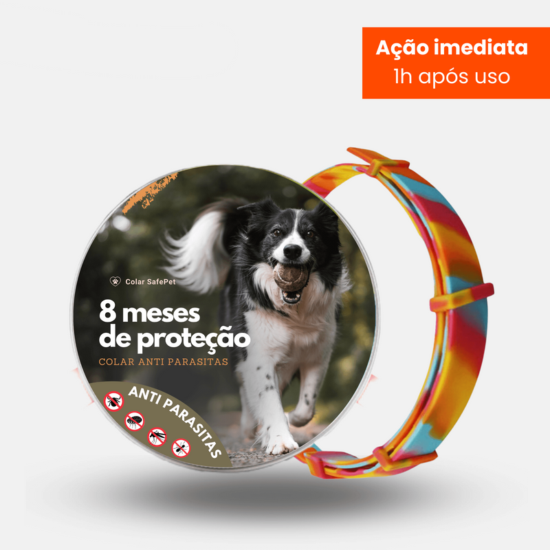 Colar Anti Pulgas e Carrapatos SAFE PET