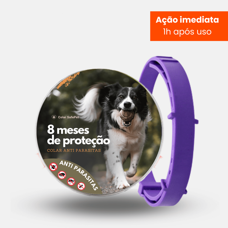 Colar Anti Pulgas e Carrapatos SAFE PET