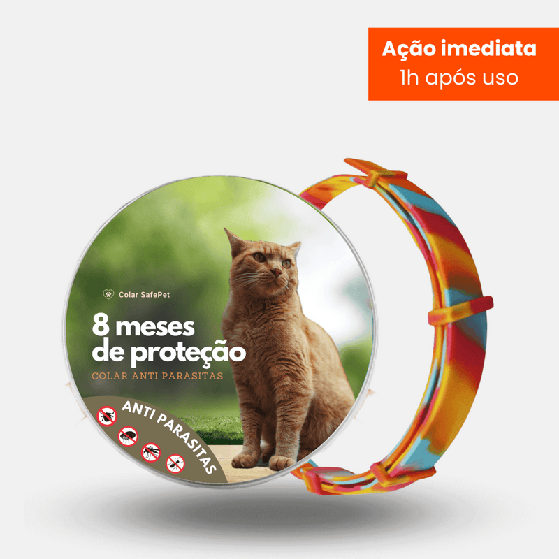 Colar Anti Pulgas e Carrapatos SAFE PET